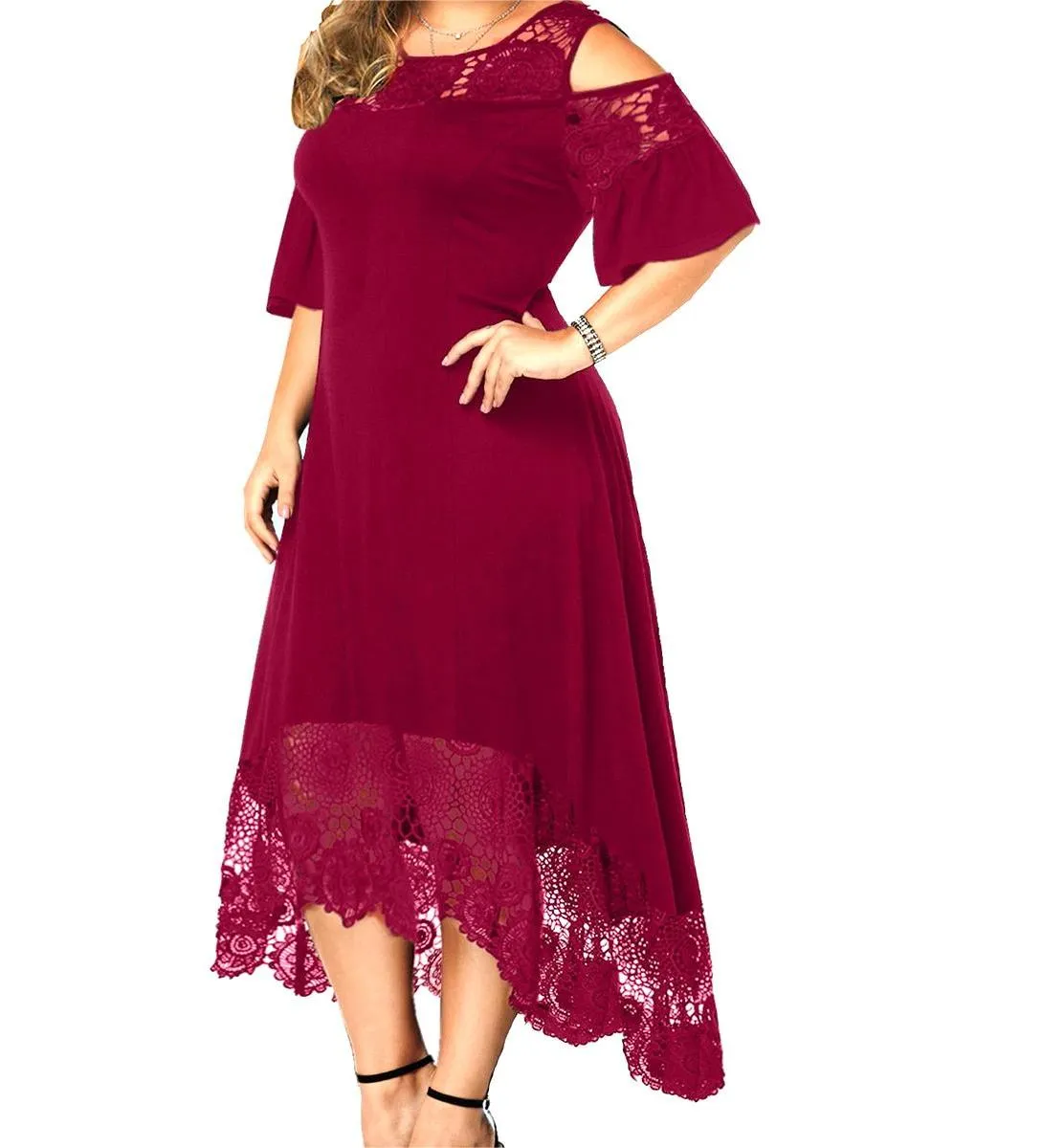 Picture of Solid color breast wrap lace